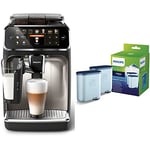 Philips EP5447/90 Machine Espresso automatique Séries 5400 LatteGo & Filtre à Eau et à calcaire CA6903/22 Lot de 2
