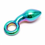 New Sensual Kaleigh Multi Coloured Erotic Glass Dildo Hot Cold Womens Sex Toy