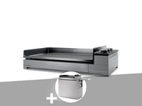 Plancha gaz Premium 75 inox avec chariot - FORGE ADOUR