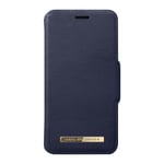 Folio Case for iPhone X / XS Saffiano leather Ideal of Sweden blue