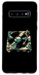 Coque pour Galaxy S10 Platine vinyle DJ Camouflage – Amoureux de musique vintage