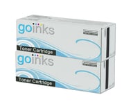 2 Black Laser Toner Cartridges to replace HP Q7553A (53A) non-OEM / Compatible