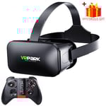 Lunettes VR 3D casque de réalité virtuelle casque pour lentilles de téléphone lunettes appareils Viar Smartphones contrôleur visionneuse de jeu cellulaire - Type With Remote B #A