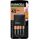 Duracell Chargeur Piles Rechargeables Rapide 45 minutes