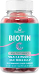 Biotin Hair Growth Vitamin Supplement Gummies with 5000mcg for Women or Men | &
