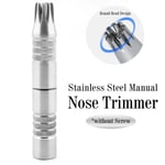 German Stainless Steel Travel Nose and Ear Hair Clipper Trimmer Grooming Kit