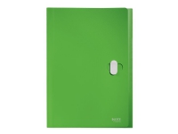 Leitz Recycle - Utvidbar mappe - 5 rom - 5 deler - fortrykt: 1-5 - for A4 - kapasitet: 250 ark - med fliker - grønn