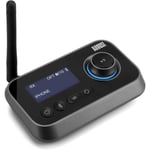 Transmetteur Audio Bluetooth TV Récepteur Hifi Chaine Enceinte - August MR280 Multipoint Jack 3.5mm RCA Optique, Double connexio94