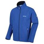 Regatta Men Cera IV' Full Zip Wind Resistant Stretch Jacket Soft Shell - Nautical Blue, Large
