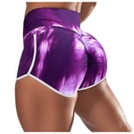 N/C Sweetlibra Women Basic Slip Bike Shorts Compression Workout Leggings Yoga Shorts Pants Lady Running Pants (Hot Pink,Navy,Purple,Yellow,S-XXXL)