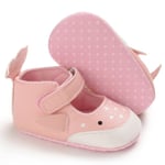 Baby Cartoon Penguin Cute Casual Soft-soled Toddler Shoes Pink 0-6months
