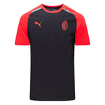 PUMA Milan T-Shirt Casuals - Svart/Röd adult 772307 04