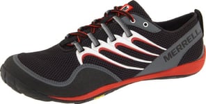 Merrell TRAIL Glove, Chaussures de running homme - Noir/rouge (Black/Molton Lava), 45 EU