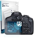 Bruni 2x Protective Film for Canon EOS 2000D Screen Protector Screen Protection