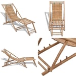 Solstol med fotstöd bambu - Solstol - Solstolar - Home & Living