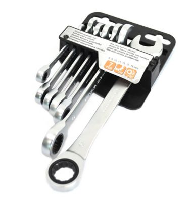 Clé Plate (fourche) Micromécanique Tête Inclinée à 15° Et 75° 17mm Facom | 34.17