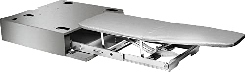 ASKO HI1153S Kit de superposition lave-linge/sèche-linge avec une planche à repasser coulissante, Inox