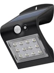 Pro LED solar wall light with a motion sensor 1.5 W