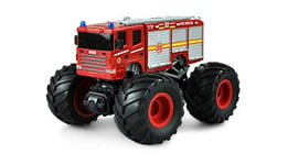 Amewi Monster 22481 Camion de Pompiers télécommandé 1:18 avec éclairage LED Rouge