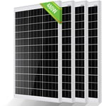 Panneau solaire 480W 12V Mano Solarpanel Charge de la batterie de classe pour Caravan Boat Home hors reseau(4 Pièces 120W) - Eco-worthy