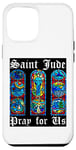 Coque pour iPhone 14 Plus Saint Jude Priez pour nous