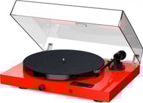 Pro-Ject Jukebox E1 + Piano Om5e Skivspelare, Allt-I-Ett / Plug And Play-System Med Bluetooth, Röd
