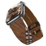 Star Wars: Chewbacca Bracelet pour smartwatch - Sous licence officielle, compatible avec toutes les tailles et séries d’Apple Watch (montre non incluse)