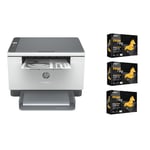 HP Home Office Printer Startup Pack Includes one M234DW Mono Laser MFP Printer & 1500 Sheets A4 Paper Scan / Copy - Dual-band Wifi with self-reset - Print up to 30 pages per minute - 2-sided printing