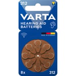 Hörapparatsbatteri 312 / A312 / PR41 8-pack