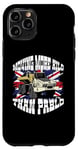 iPhone 11 Pro UK England Flag Patriotic Construction Backhoe Operator Tee Case