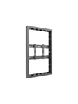 Multibrackets M Pro Series - enclosure - Anti-Theft - for digital signage panel - small - black 25 kg 43" From 200 x 200 mm