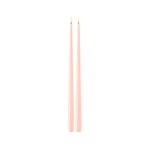 Deluxe homeart kronelys led 38cm 2pak light pink