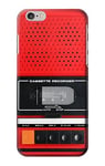Red Cassette Recorder Graphic Case Cover For IPHONE 6 6S