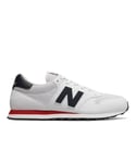 New Balance Mens 500 Trainers in White Textile - Size UK 9.5
