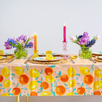 Talking Tables Nappe en Papier jetable et Recyclable pour l'été, dîner en Plein air, fête dans Le Jardin, Pique-Nique, Barbecue - Rectangulaire 180 x 120 cm, Rose