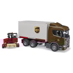 Scania Super 560R UPS Lastbil med Truck Bruder Lastbil 3582