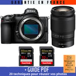 Nikon Z5 + Z 24-200mm f/4-6.3 VR + 2 SanDisk 32GB Extreme PRO UHS-II SDXC 300 MB/s + Guide PDF ""20 TECHNIQUES POUR RÉUSSIR VOS PHOTOS