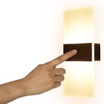 Batteridriven Vägglampa Inomhus Med Strömbrytare, Uppladdningsbar Batteri Vägglampa LED-lampa USB Uppladdningsbar, Nattlampa för Barnrum Touch Control