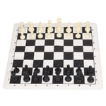 GSA Chess Set Plastic International Chess Set Black And White Checkerboard Set W