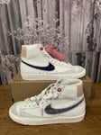 nike blazer mid 77 x denham adults unisex size uk 6 eu 39 CU8054-100