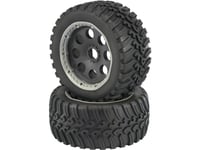 Reely 1:6 Buggy Komplette Hjul V-Block 6 Eger Sort 1 Paar