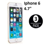 3st Skärmskydd till Iphone 6 / 6s + Putsduk Transparent