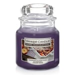 Plum Berry Crumble Yankee Scented Candle Jar Small 104g Burn Time 30hrs Approx