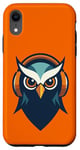 Coque pour iPhone XR Owl Groove Music Lover's Casque audio