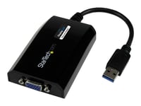 Startech.Com Usb 3.0 Till Vga-Adapter - 1920X1200 - Usb/Vga-Adapter - Usb Typ A (Hane) Till Hd-15 (Vga) (Hona) - Usb 3.0 - 25.5 M - 1920 X 1200 (Wuxga) Stöd - Svart - För P/N: Mxt101mm