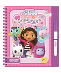 Lisciani - GABBY ET LA MAISON MAGIQUE - Carnet Coloriages Magiques à l'Eau GABDORABLE Pour Enfants dès 3 Ans - Livre 12 Pages avec Stylo à Eau - Activité Manuelle - Idée Cadeau Gabby's Dollhouse