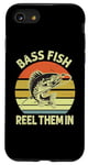 iPhone SE (2020) / 7 / 8 Bass Fish reel them in Perch Fish Fishing Angler Predator Case