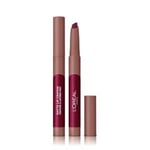 L'Oreal Paris Matte Lip Crayon Lipstick | Shade 114 No Fig Deal | RRP £9.99