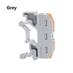1pc Terminal Block Quick Cable Connector Wiring Grey