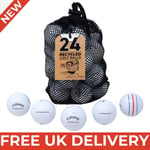 Callaway Chrome Soft Grade Lake Golf Balls - 2 Dozen Mesh Bag FREE UK DELIVERY